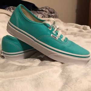 Vans Authentic teal shoes